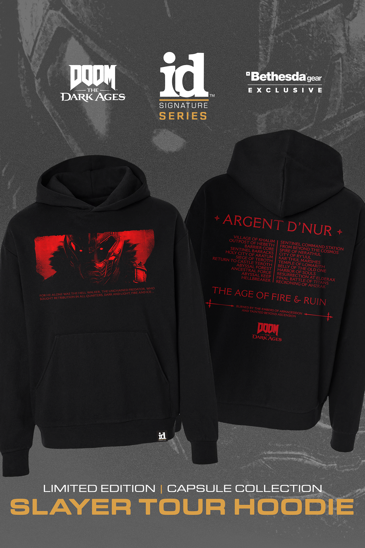 Doom: The Dark Ages Slayer Tour Hoodie