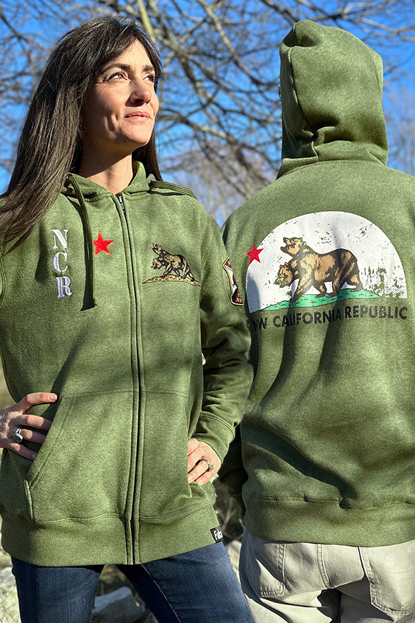Fallout New Vegas Ncr Trooper Zip-Up Hoodie