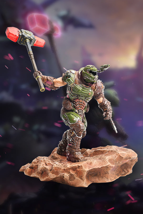 Doom Eternal Slayer Statue