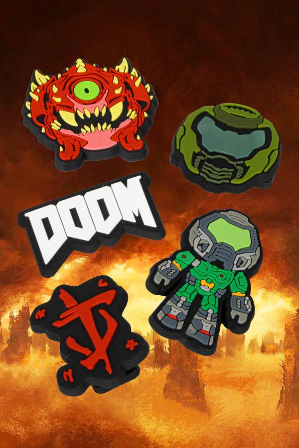 Doom Run And Fun Clog Charm Pack