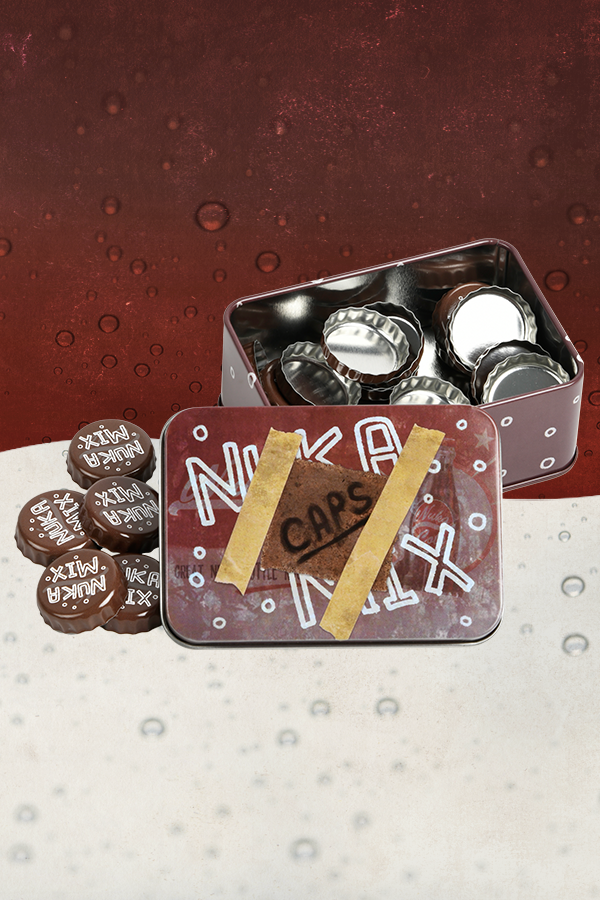 Fallout Bottle Cap Series: Nuka Mix With Collectible Tin