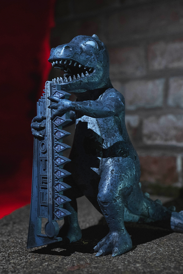 Fallout New Vegas Dinky The T-Rex Statue (Nighttime)