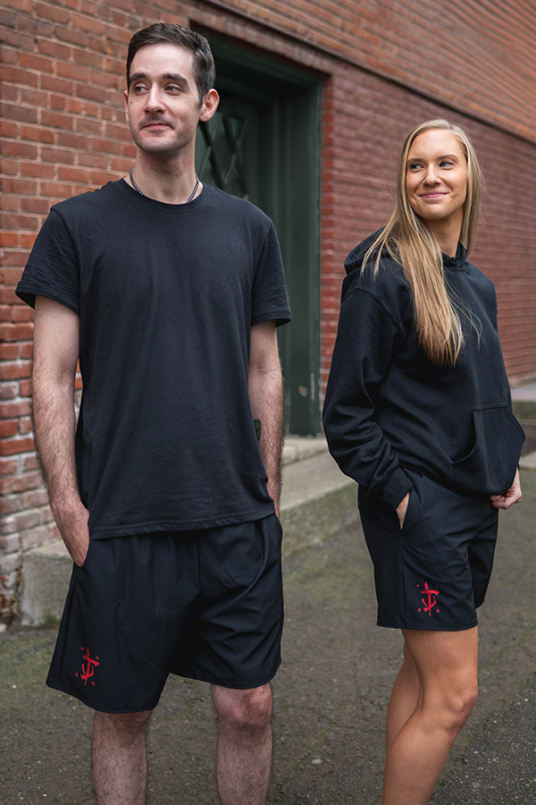 Doom Run Like Hell Athletic Shorts