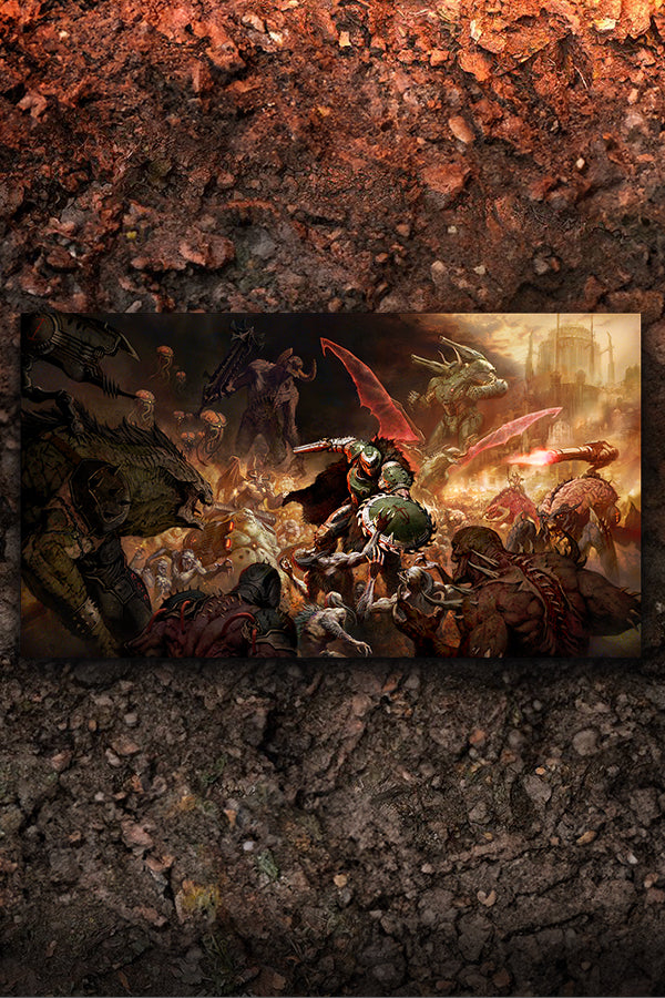 Doom: The Dark Ages Endless Battle Lithograph