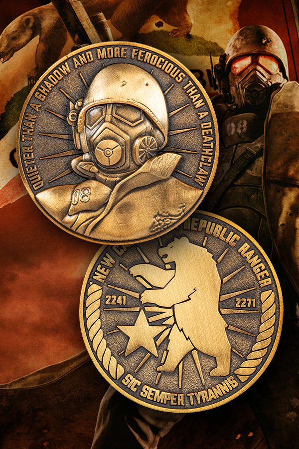 Fallout Ncr Ranger Challenge Coin